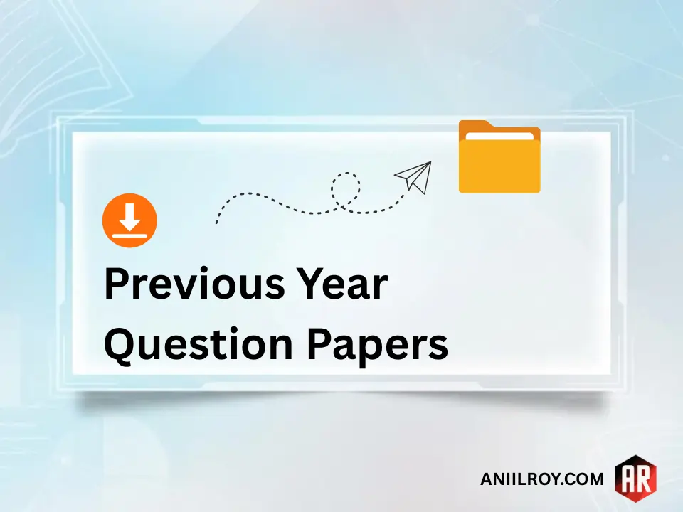 Previous Year Question Papers